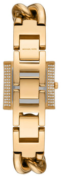  Shop Authentic Michael Kors Chain Lock Pave Gold Dial Gold Steel Strap Watch For Women - MK4711 - Luxxuri