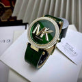  Shop Authentic Michael Kors Parker Green Dial Green Leather Strap Watch For Women - MK4724 - Luxxuri