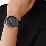  Shop Authentic Michael Kors Slim Runway Analog Black Dial Black Steel Strap Watch For Women - MK4734 - Luxxuri