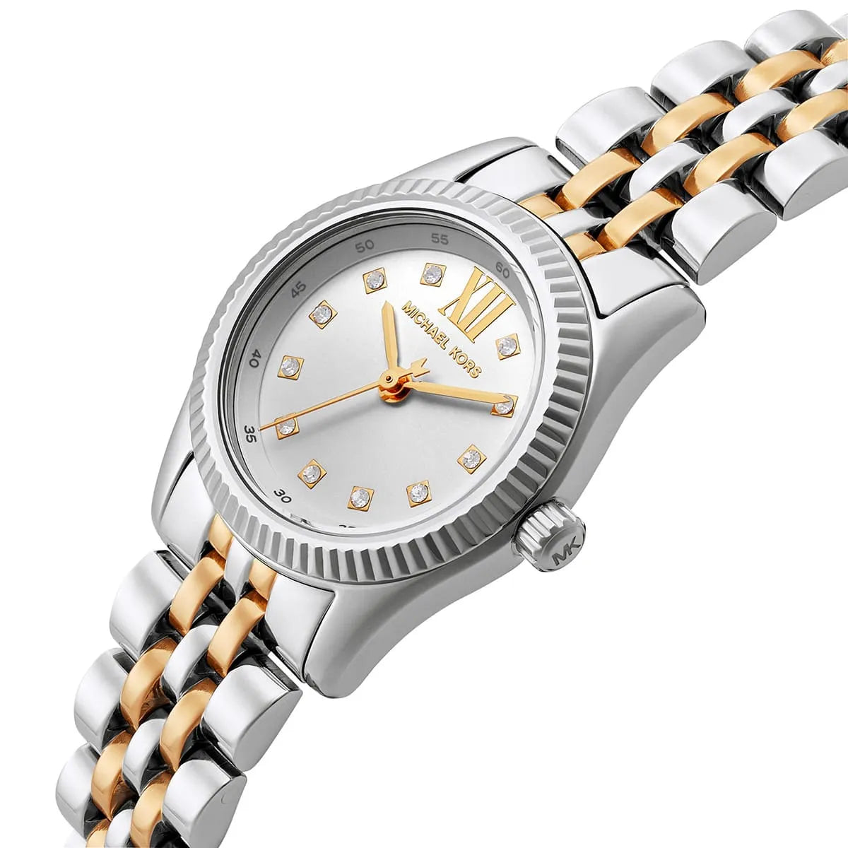  Shop Authentic Michael Kors Lexington Analog Silver Dial Two Tone Steel Strap Watch for Women - MK4740 - Luxxuri