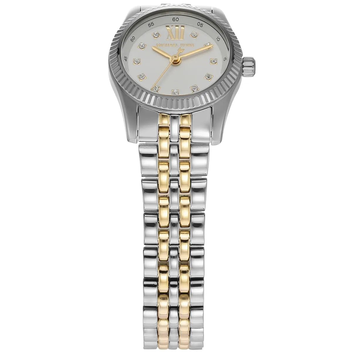  Shop Authentic Michael Kors Lexington Analog Silver Dial Two Tone Steel Strap Watch for Women - MK4740 - Luxxuri