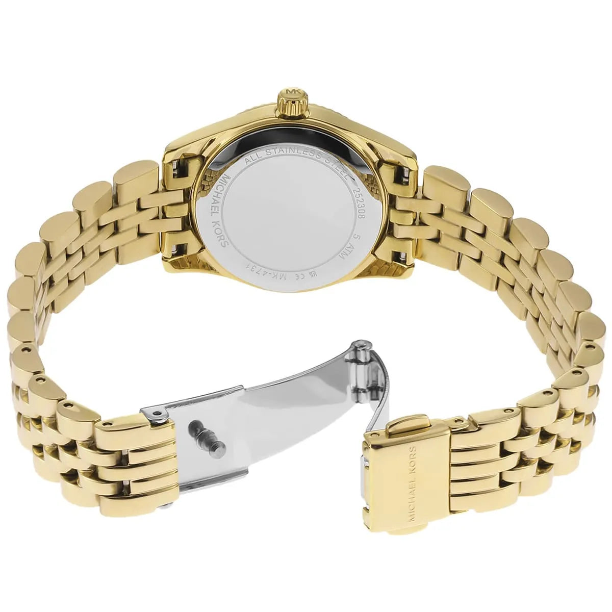  Shop Authentic Michael Kors Lexington Analog Gold Dial Gold Steel Strap Watch for Women - MK4741 - Luxxuri