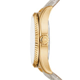  Shop Authentic Michael Kors Lexington Analog Silver Dial White Leather Strap Watch For Women - MK4746 - Luxxuri