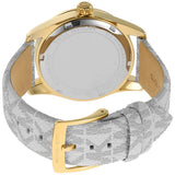  Shop Authentic Michael Kors Lexington Analog Silver Dial White Leather Strap Watch For Women - MK4746 - Luxxuri