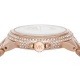  Shop Authentic Michael Kors Camille Analog Silver Dial Rose Gold Steel Strap Watch for Women - MK4810 - Luxxuri