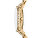  Shop Authentic Michael Kors Sage Analog White Dial Gold Steel Strap Watch for Women - MK4822 - Luxxuri