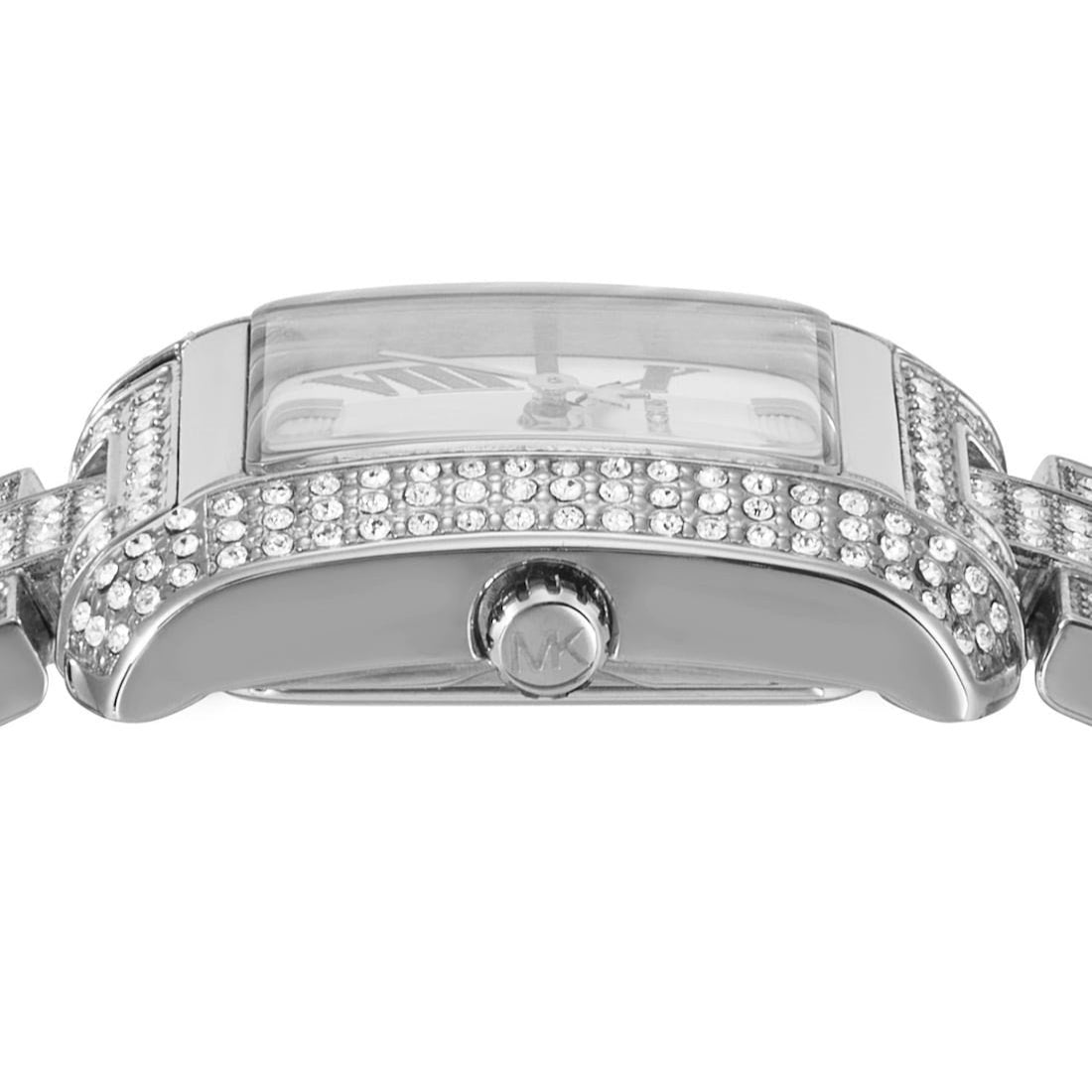  Shop Authentic Michael Kors Emery Pave Double Wrap Crystals White Dial Silver Steel Strap Watch for Women - MK4836 - Luxxuri