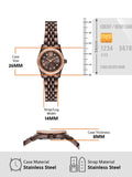  Shop Authentic Michael Kors Lexington Three-Hand Brown Dial Brown Steel Strap Watch for Women - MK4844 - Luxxuri