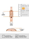  Shop Authentic Michael Kors Empire Pavé Analog Rose Gold Dial Rose Gold Steel Strap Watch for Women - MK4858 - Luxxuri