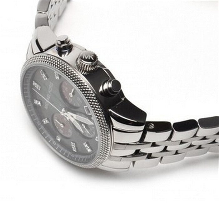  Shop Authentic Michael Kors Jet Set Chronograph Blue Dial Silver Steel Strap Watch for Women - MK5021 - Luxxuri