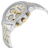  Shop Authentic Michael Kors Ritz Chronograph White Dial Two Tone Steel Strap Watch for Women - MK5057 - Luxxuri