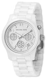  Shop Authentic Michael Kors Runway White Ceramic Dial White Steel Strap Watch for Women - MK5161 - Luxxuri