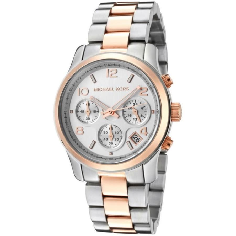  Shop Authentic Michael Kors Runway Silver Dial Two Tone Steel Strap Watch for Women - MK5315 - Luxxuri
