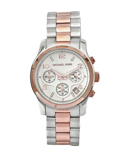  Shop Authentic Michael Kors Runway Silver Dial Two Tone Steel Strap Watch for Women - MK5315 - Luxxuri