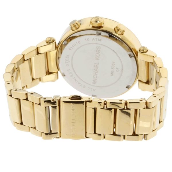  Shop Authentic Michael Kors Parker Gold Dial Gold Steel Strap Watch for Women - MK5354 - Luxxuri