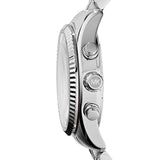  Shop Authentic Michael Kors Lexington Silver Dial Silver Steel Strap Watch for Women - MK5555 - Luxxuri