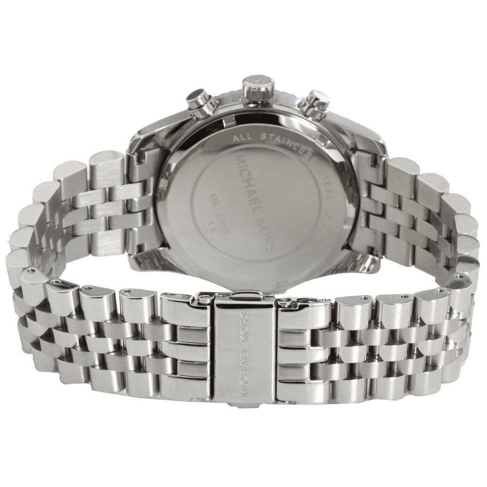  Shop Authentic Michael Kors Lexington Silver Dial Silver Steel Strap Watch for Women - MK5555 - Luxxuri