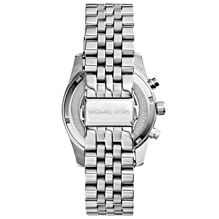  Shop Authentic Michael Kors Lexington Silver Dial Silver Steel Strap Watch for Women - MK5555 - Luxxuri