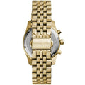  Shop Authentic Michael Kors Lexington Chronograph Gold Dial Gold Steel Strap Watch for Women - MK5556 - Luxxuri