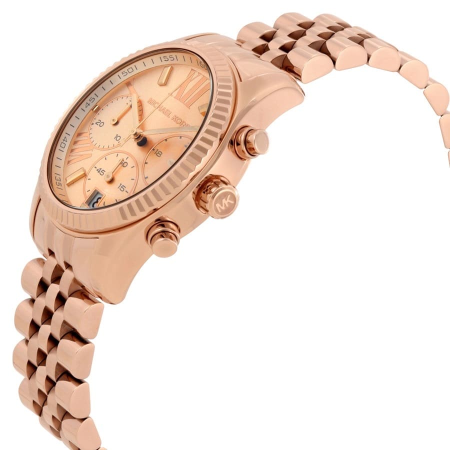  Shop Authentic Michael Kors Lexington Rose Gold Dial Rose Gold Steel Strap Watch for Women - MK5569 - Luxxuri