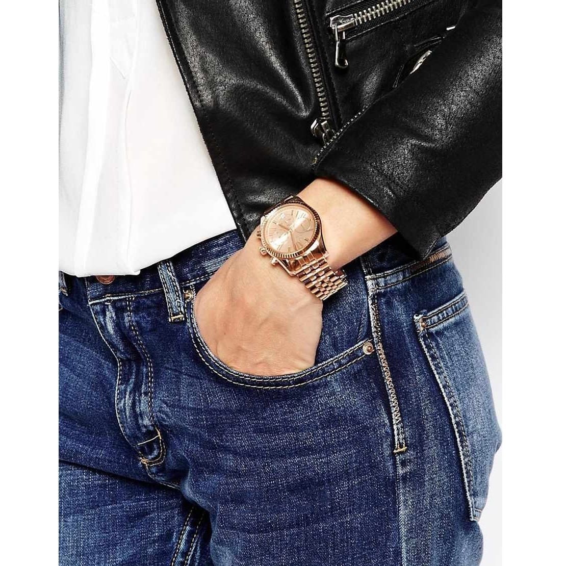  Shop Authentic Michael Kors Lexington Rose Gold Dial Rose Gold Steel Strap Watch for Women - MK5569 - Luxxuri