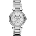  Shop Authentic Michael Kors Parker Silver Dial Silver Steel Strap Watch for Women - MK5615 - Luxxuri