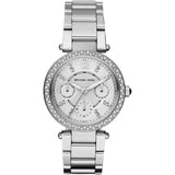  Shop Authentic Michael Kors Parker Silver Dial Silver Steel Strap Watch for Women - MK5615 - Luxxuri