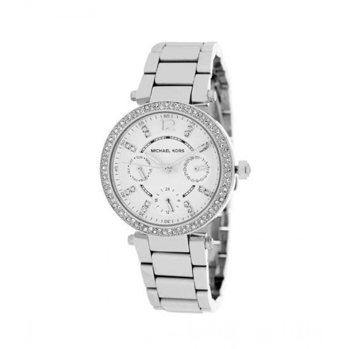  Shop Authentic Michael Kors Parker Silver Dial Silver Steel Strap Watch for Women - MK5615 - Luxxuri