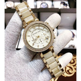  Shop Authentic Michael Kors Parker Chronograph Silver Dial Two Tone Steel Strap Watch For Women - MK5687 - Luxxuri