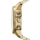  Shop Authentic Michael Kors Ritz Chronograph Gold Dial Gold Steel Strap Watch for Women - MK5676 - Luxxuri
