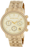  Shop Authentic Michael Kors Runway Chronograph Gold Dial Gold Steel Strap Watch For Women - MK5698 - Luxxuri