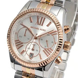 Shop Authentic Michael Kors Lexington Silver Dial Two Tone Steel Strap Watch for Women - MK5735 - Luxxuri
