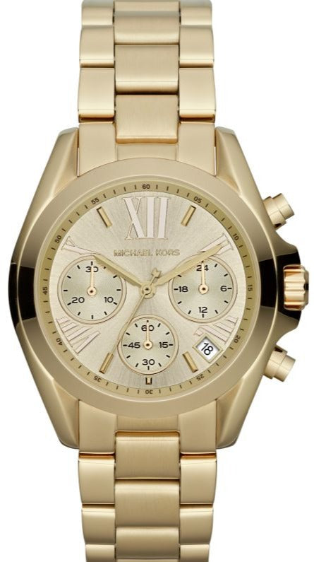  Shop Authentic Michael Kors Bradshaw Gold Dial Gold Steel Strap Watch for Women - MK5798 - Luxxuri