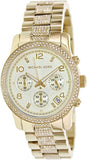  Shop Authentic Michael Kors Runway Gold Dial Gold Steel Strap Watch for Women - MK5826 - Luxxuri