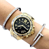  Shop Authentic Michael Kors Everest Chronograph Black Dial Gold Steel Strap Watch For Women - MK5828 - Luxxuri