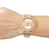  Shop Authentic Michael Kors Parker Rose Gold Dial Rose Gold Steel Strap Watch for Women - MK5865 - Luxxuri