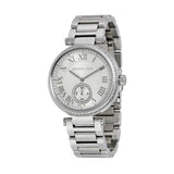  Shop Authentic Michael Kors Skylar Silver Dial Silver Steel Strap Watch for Women - MK5866 - Luxxuri