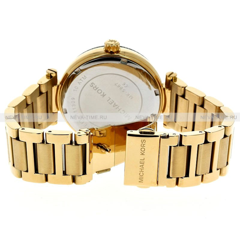  Shop Authentic Michael Kors Skylar Gold Dial Gold Steel Strap Watch for Women - MK5867 - Luxxuri