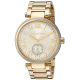  Shop Authentic Michael Kors Skylar Gold Dial Gold Steel Strap Watch for Women - MK5867 - Luxxuri