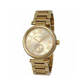  Shop Authentic Michael Kors Skylar Gold Dial Gold Steel Strap Watch for Women - MK5867 - Luxxuri