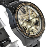  Shop Authentic Michael Kors Wren Chronograph Gold Diamonds Dial Black Steel Strap Watch for Women - MK5879 - Luxxuri