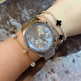  Shop Authentic Michael Kors Lexington Chronograph Blue Dial Silver Steel Strap Watch For Women - MK5887 - Luxxuri