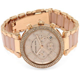  Shop Authentic Michael Kors Parker Pink Dial Two Tone Steel Strap Watch for Women - MK5896 - Luxxuri