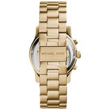  Shop Authentic Michael Kors Runway Iridescent Pink Dial Gold Steel Strap Watch for Women - MK5939 - Luxxuri