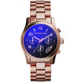  Shop Authentic Michael Kors Runway Iridescent Dial Rose Gold Steel Strap Watch for Women - MK5940 - Luxxuri