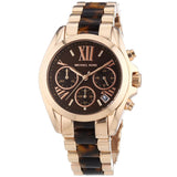  Shop Authentic Michael Kors Bradshaw Chronograph Brown Dial Two Tone Steel Strap Watch For Women - MK5944 - Luxxuri
