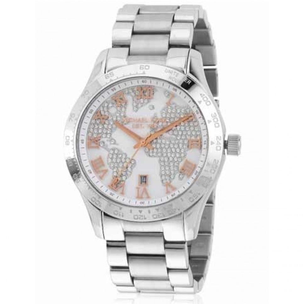  Shop Authentic Michael Kors Layton Silver Dial Silver Steel Strap Watch for Women - MK5958 - Luxxuri