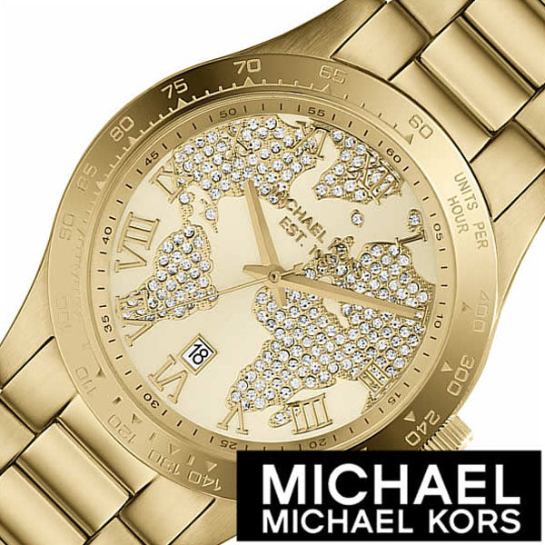  Shop Authentic Michael Kors Layton Chronograph Gold Dial Gold Steel Strap Watch for Women - MK5959 - Luxxuri