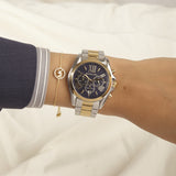 Shop Authentic Michael Kors Bradshaw Blue Dial Two Tone Steel Strap Watch for Women - MK5976 - Luxxuri