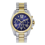  Shop Authentic Michael Kors Bradshaw Blue Dial Two Tone Steel Strap Watch for Women - MK5976 - Luxxuri